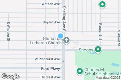 Map image of the property - 689 Snelling Ave S