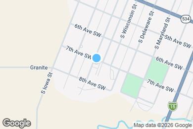 Map image of the property - 701 S Illinois St