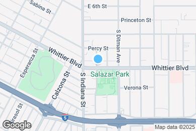 Map image of the property - 3835 Whittier Blvd