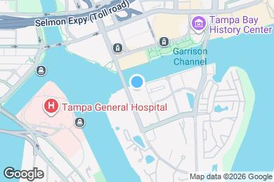 Map image of the property - 700 S Harbour Island Blvd