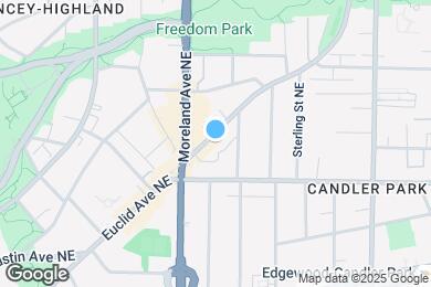 Map image of the property - 1221 Euclid Ave NE