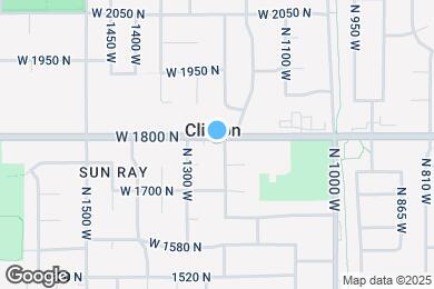 Map image of the property - 1239 W 1800 N