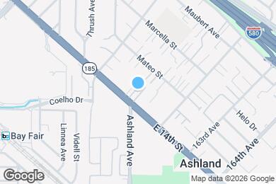 Map image of the property - 16006 E 14th St