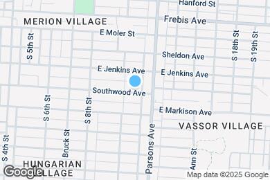 Map image of the property - 402 Southwood Ave