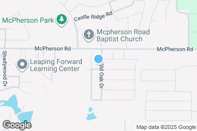 Map image of the property - 10540 Wild Oak Dr