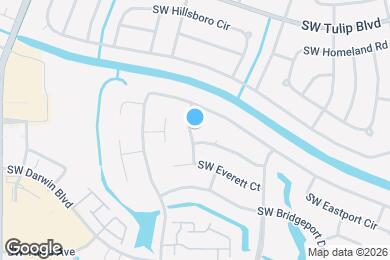 Map image of the property - 3049 SW Denton St