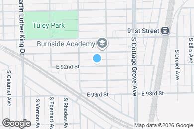 Map image of the property - 638 E 92nd St