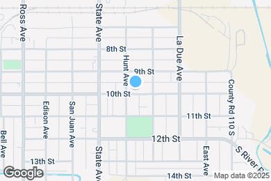 Map image of the property - 419 10th St