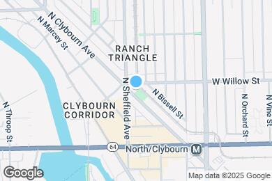 Map image of the property - 1775 N Clybourn Ave