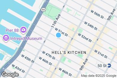 Map image of the property - 532 W 50th St