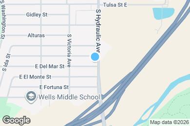Map image of the property - 1620 E Del Mar St