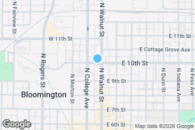 Map image of the property - 565 N Walnut St