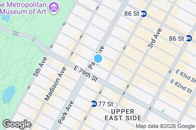 Map image of the property - 111 E 80th St