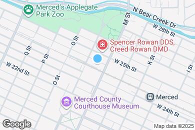 Map image of the property - 617 W Santa Fe Ave