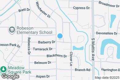 Map image of the property - 2110 Barberry Dr