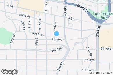 Map image of the property - 1703 7th Ave