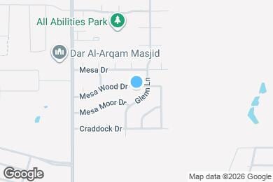 Map image of the property - 216 Mesa Wood Dr