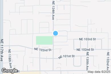 Map image of the property - 12401 NE 103rd Way