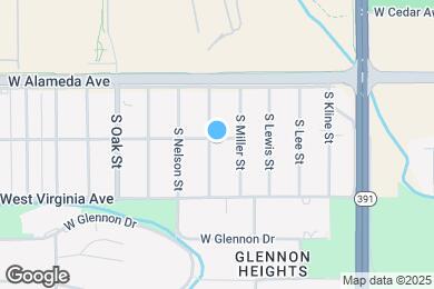 Map image of the property - 10490 W Dakota Ave