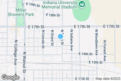Map image of the property - 1215 N Dunn St