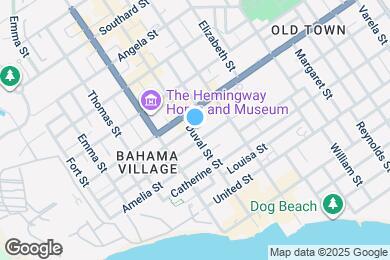 Map image of the property - 1075 Duval St