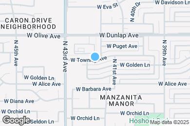 Map image of the property - 4215 W Townley Ave