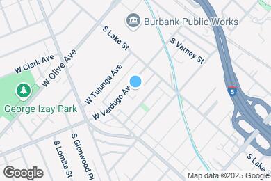 Map image of the property - 240 W Verdugo Ave