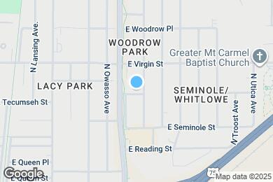 Map image of the property - 1313 E Ute St