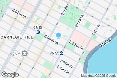 Map image of the property - 215 E 96th St