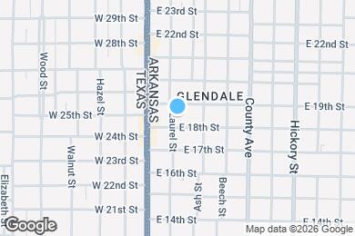 Map image of the property - 1810 Laurel St