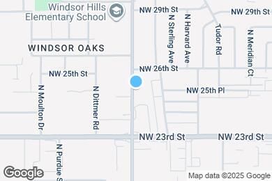 Map image of the property - 2608 N Ann Arbor Ave
