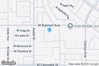 Map image of the property - 2344 N Teakwood Ave