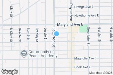 Map image of the property - 1158 Edgerton St