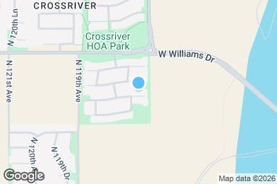 Map image of the property - 11720 W Foothill Ct