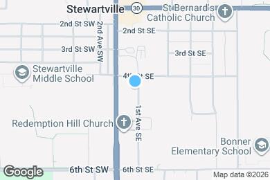 Map image of the property - 403 1st Ave SE