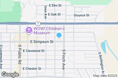 Map image of the property - 505 E Simpson St
