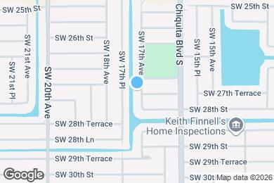 Map image of the property - 2712 SW 17th Ave