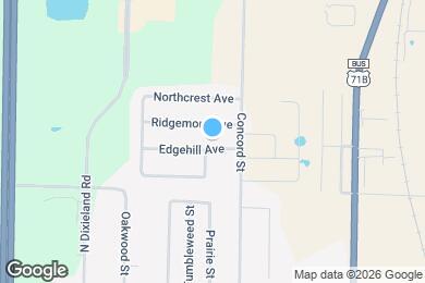 Map image of the property - 312 Edgehill Ave