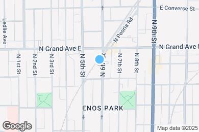 Map image of the property - 1127 N 6th St