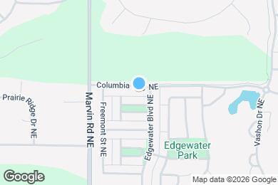 Map image of the property - 7629 Columbia Way NE