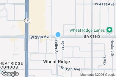 Map image of the property - 7180 W 38th Ave