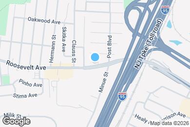 Map image of the property - 1160 Roosevelt Ave