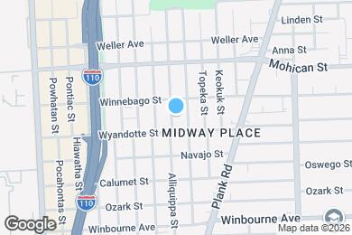 Map image of the property - 3736 Alliquippa St