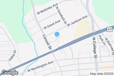 Map image of the property - 209 W Hamilton Ave