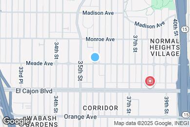 Map image of the property - 3552 Meade Ave
