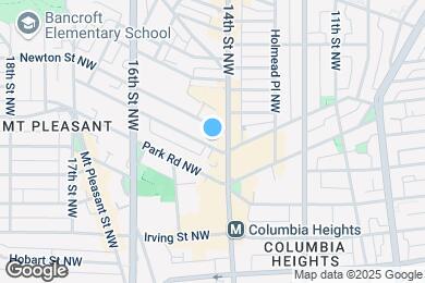 Map image of the property - 1411 Monroe St NW