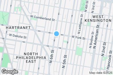 Map image of the property - 2347 N 6th St