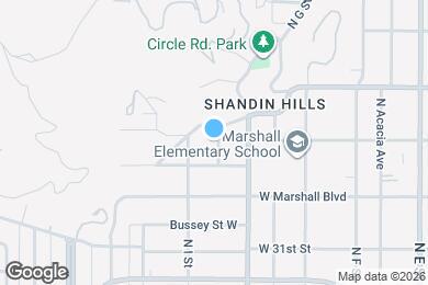 Map image of the property - 857 W Edgehill Rd