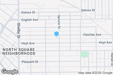 Map image of the property - 1449 Fletcher Avenue