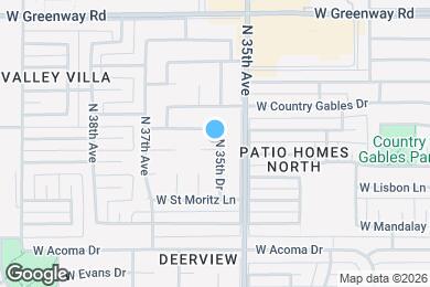 Map image of the property - 3520 W Banff Ln.